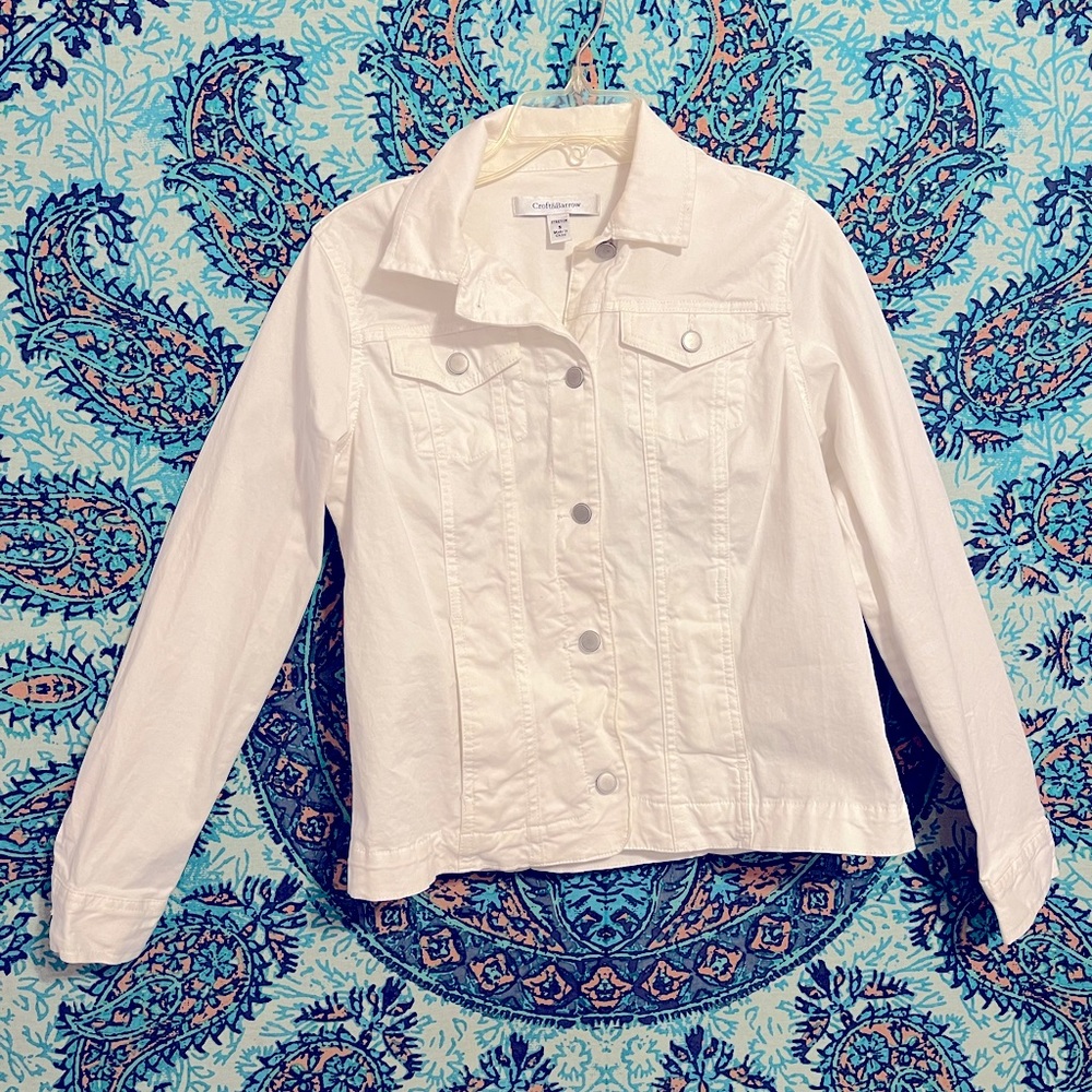 White Jean jacket